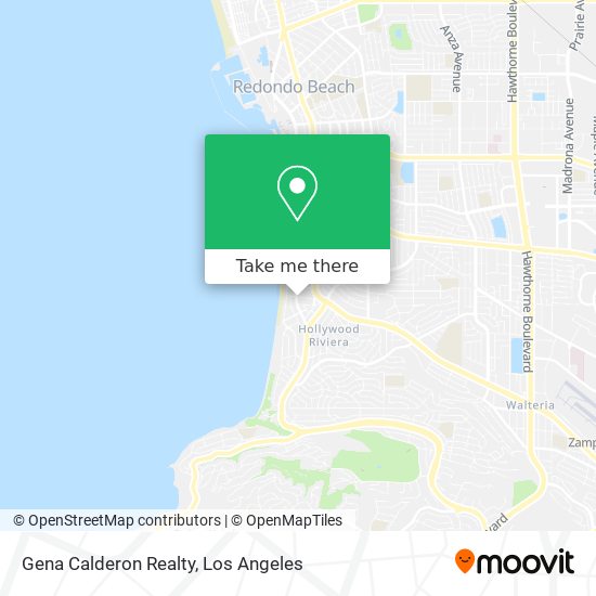 Gena Calderon Realty map