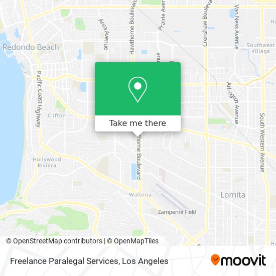 Freelance Paralegal Services map