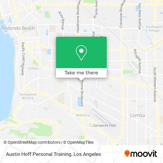 Austin Hoff Personal Training map