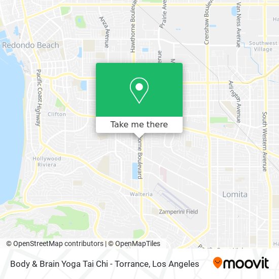 Body & Brain Yoga Tai Chi - Torrance map