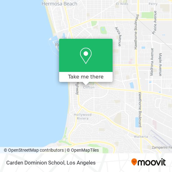 Carden Dominion School map