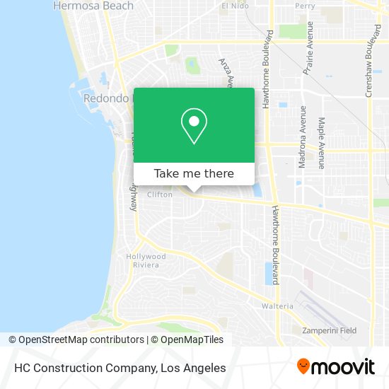 HC Construction Company map