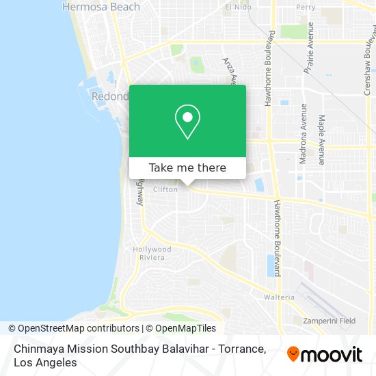 Mapa de Chinmaya Mission Southbay Balavihar - Torrance