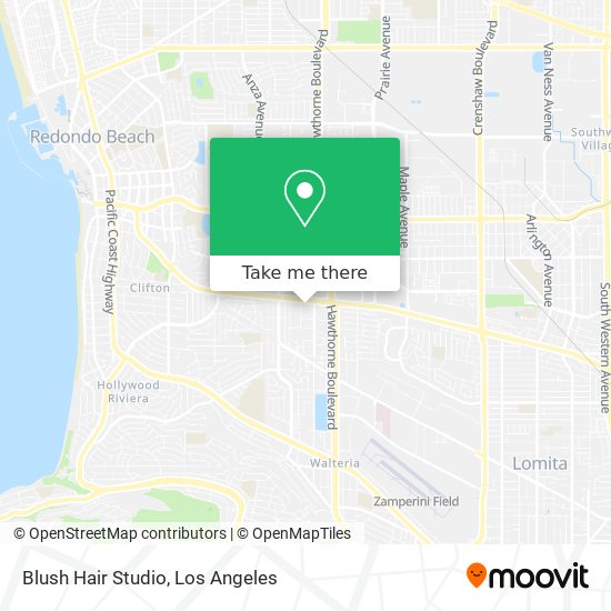 Blush Hair Studio map