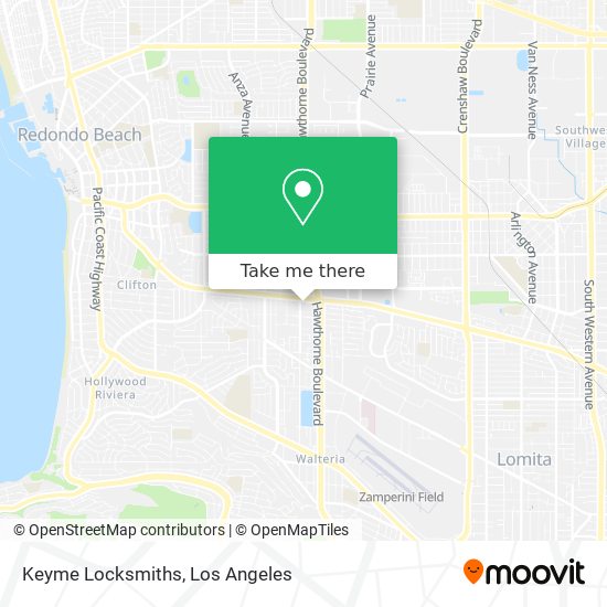 Mapa de Keyme Locksmiths