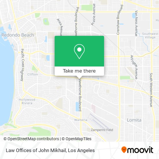 Law Offices of John Mikhail map