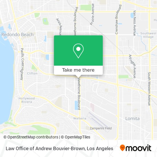 Mapa de Law Office of Andrew Bouvier-Brown