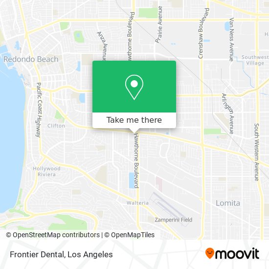 Frontier Dental map