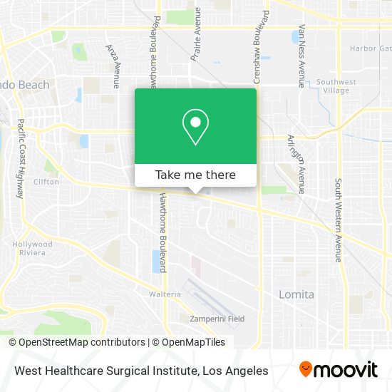 Mapa de West Healthcare Surgical Institute