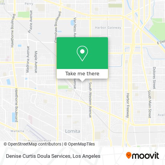 Denise Curtis Doula Services map