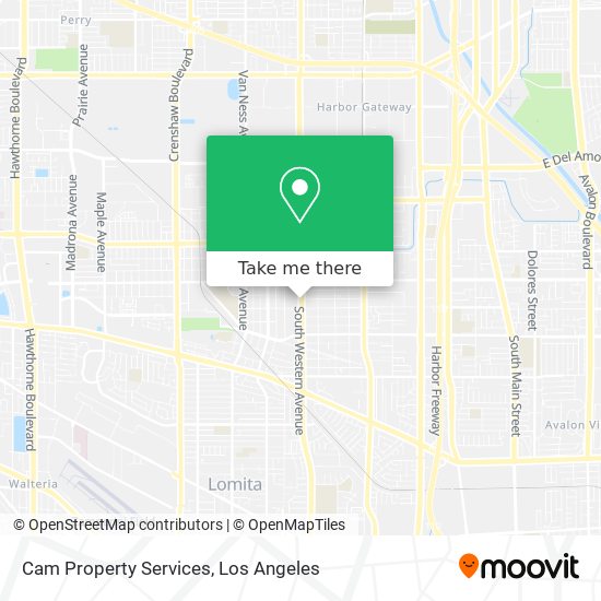 Cam Property Services map