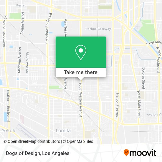 Dogs of Design map
