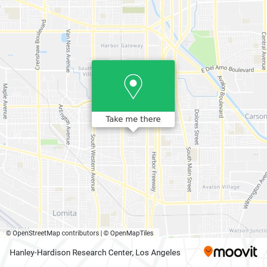 Hanley-Hardison Research Center map