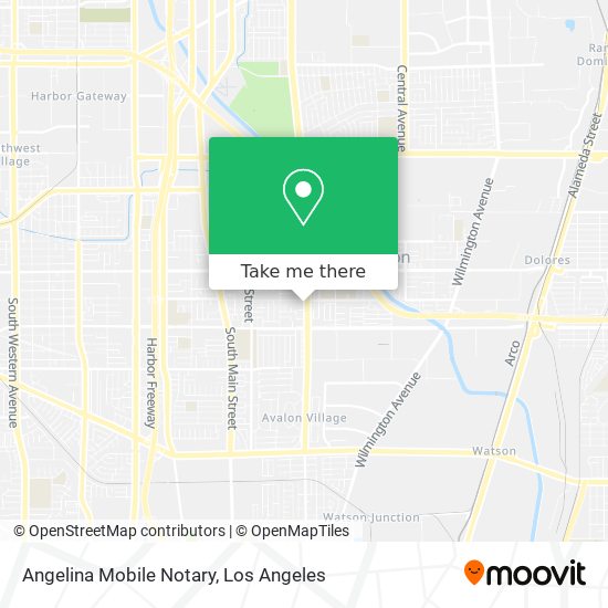 Mapa de Angelina Mobile Notary