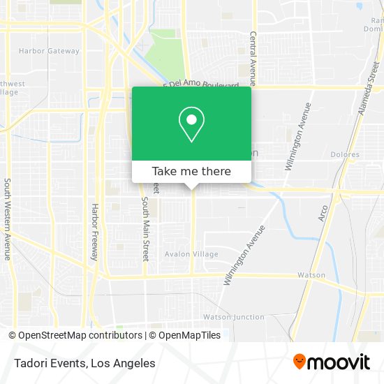 Tadori Events map