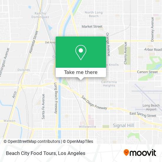 Mapa de Beach City Food Tours