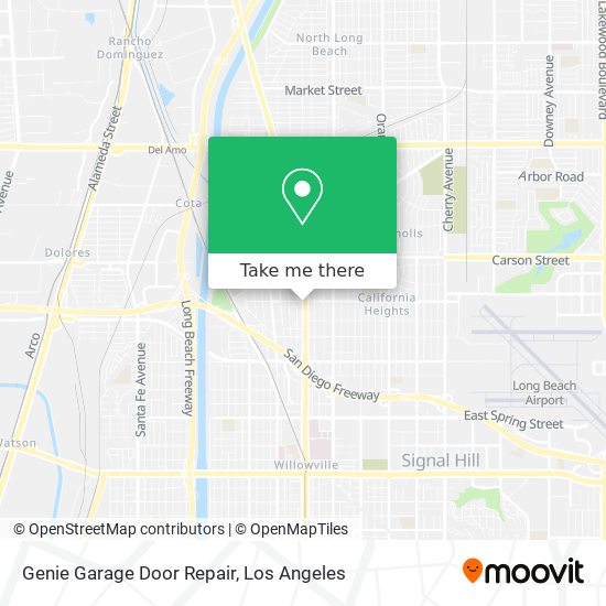 Genie Garage Door Repair map