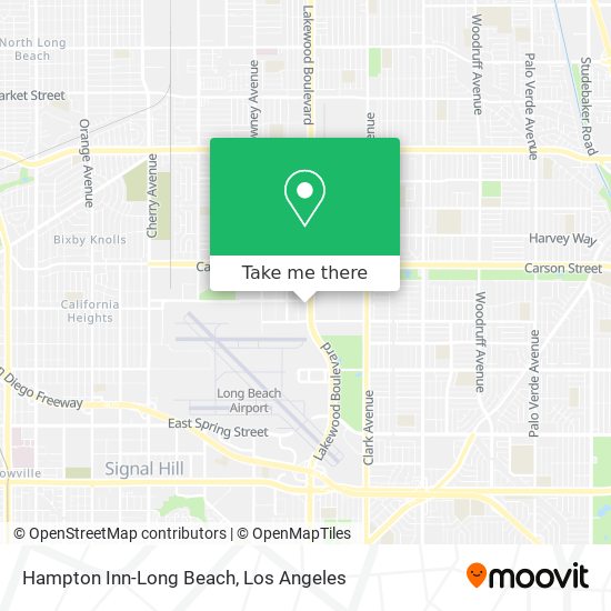 Hampton Inn-Long Beach map