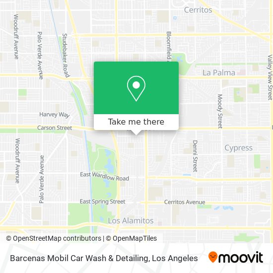 Mapa de Barcenas Mobil Car Wash & Detailing