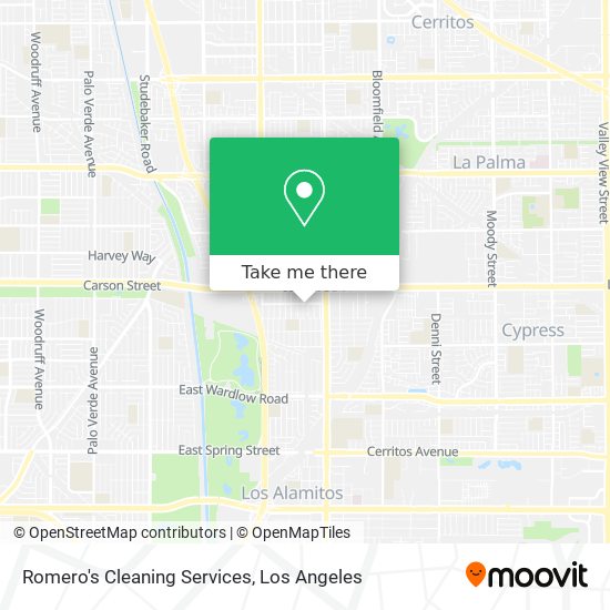 Romero's Cleaning Services map