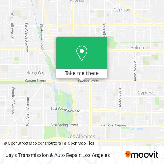 Jay's Transmission & Auto Repair map