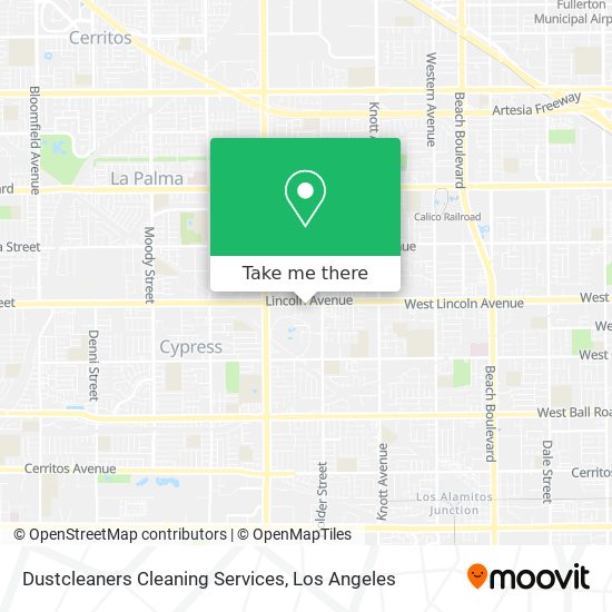 Mapa de Dustcleaners Cleaning Services