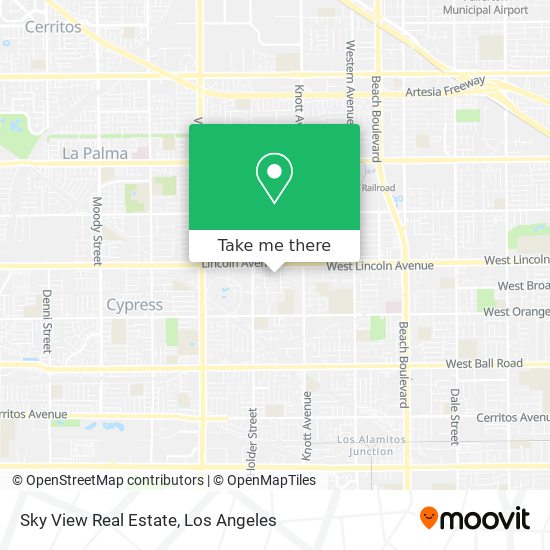 Sky View Real Estate map
