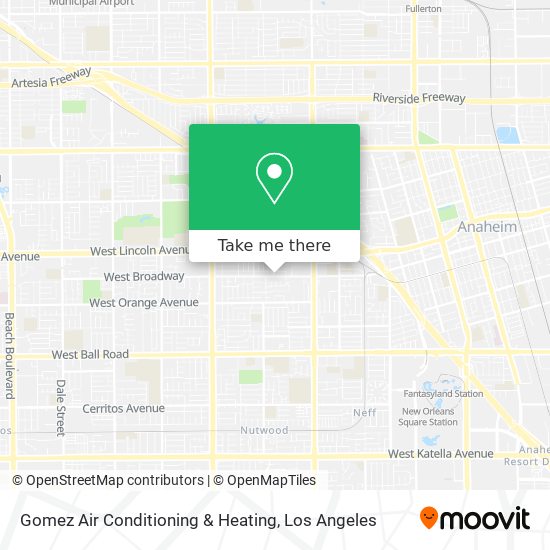 Gomez Air Conditioning & Heating map