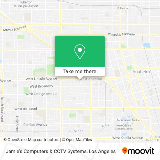 Mapa de Jamie's Computers & CCTV Systems