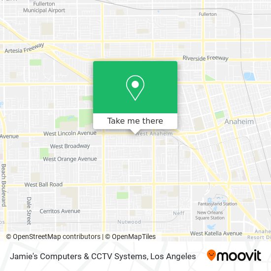 Jamie's Computers & CCTV Systems map