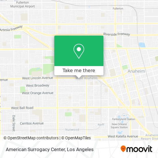 Mapa de American Surrogacy Center