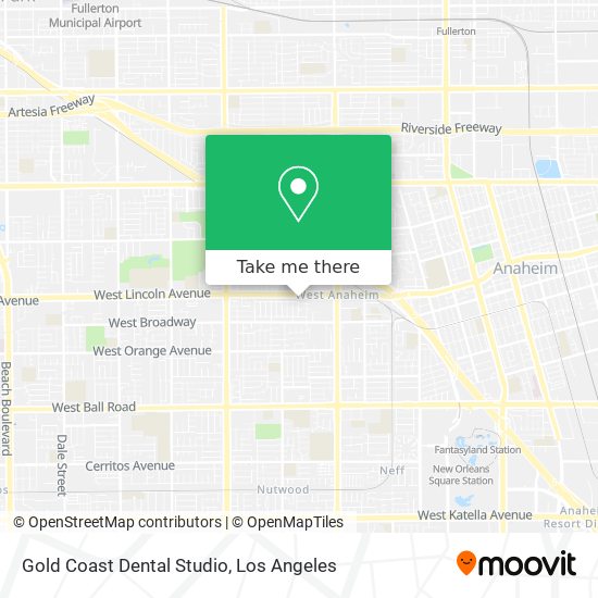 Gold Coast Dental Studio map