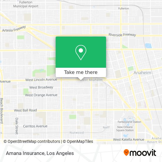 Amana Insurance map