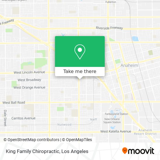 King Family Chiropractic map