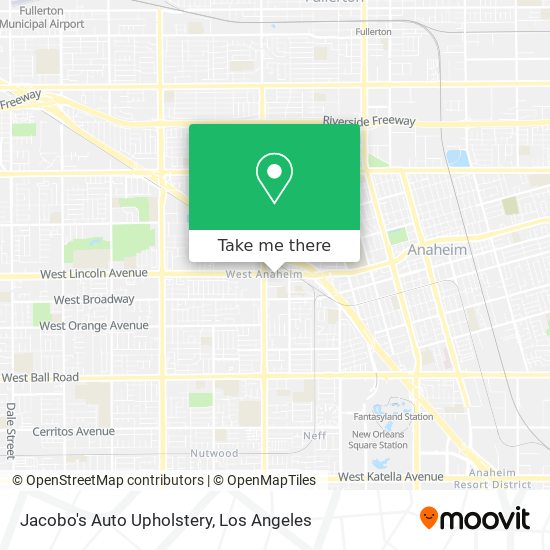 Jacobo's Auto Upholstery map