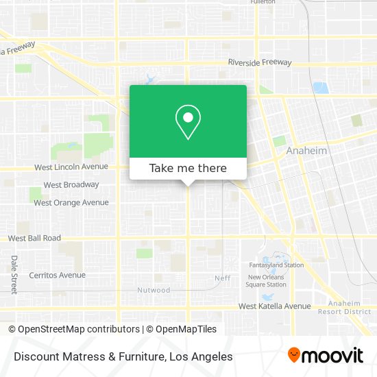 Discount Matress & Furniture map