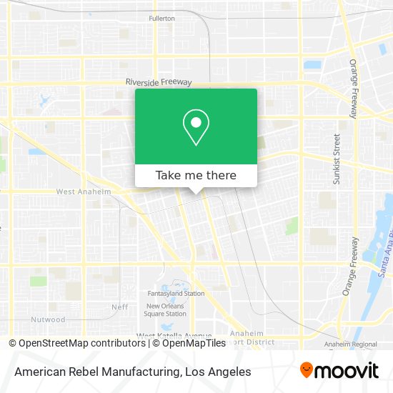 Mapa de American Rebel Manufacturing