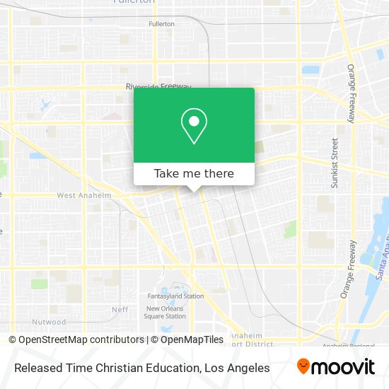 Released Time Christian Education map