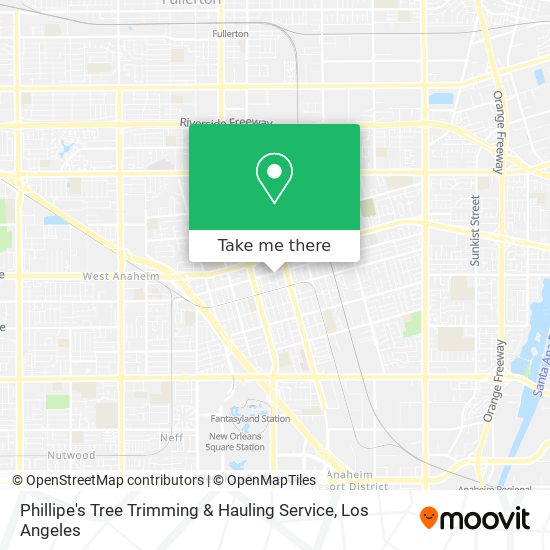 Phillipe's Tree Trimming & Hauling Service map
