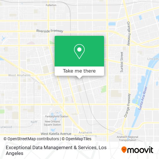 Mapa de Exceptional Data Management & Services