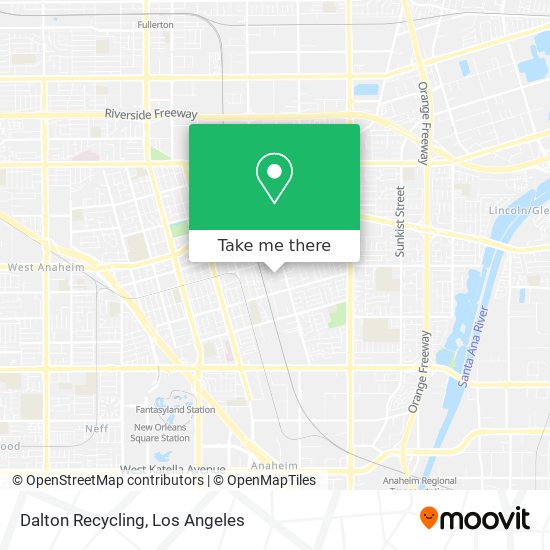 Dalton Recycling map