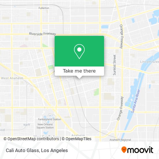 Cali Auto Glass map