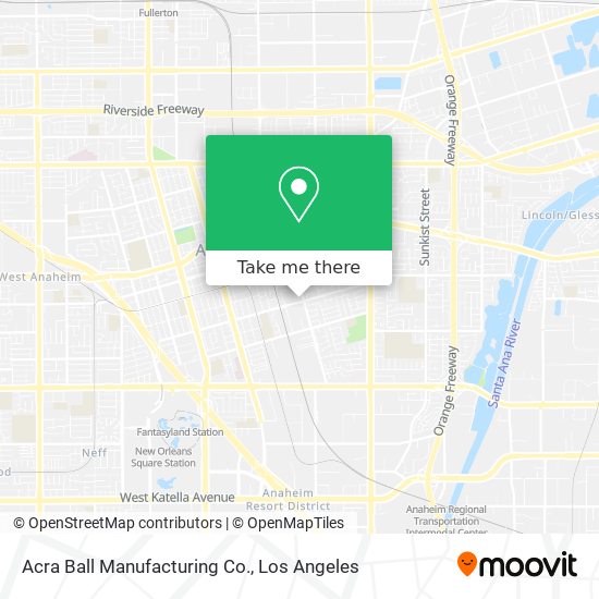 Mapa de Acra Ball Manufacturing Co.