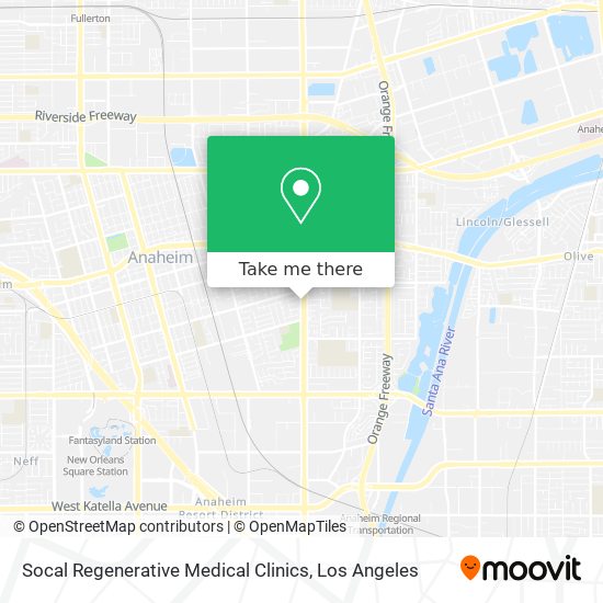 Socal Regenerative Medical Clinics map