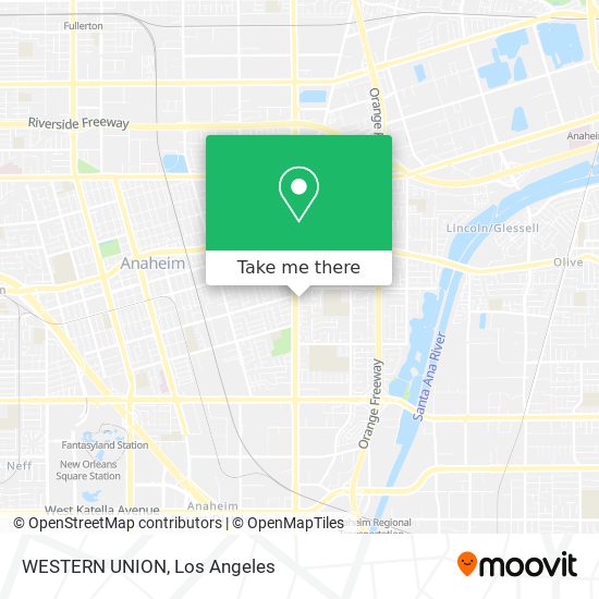 WESTERN UNION map