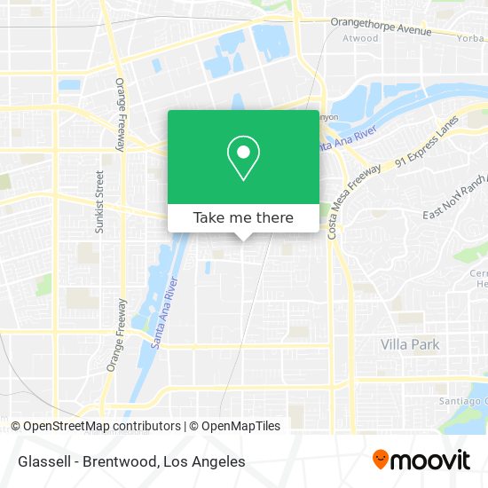 Mapa de Glassell - Brentwood