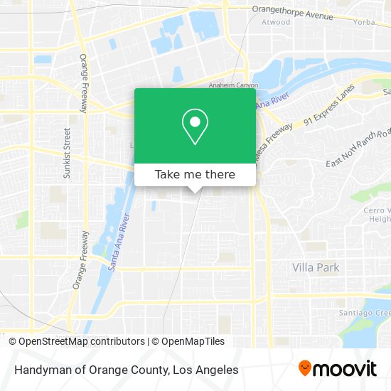 Handyman of Orange County map