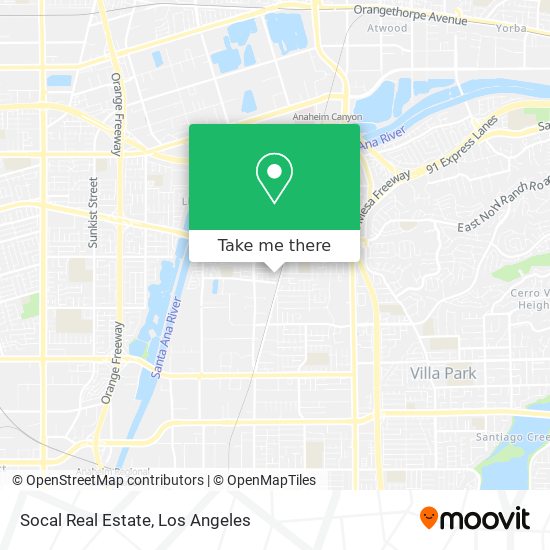 Mapa de Socal Real Estate