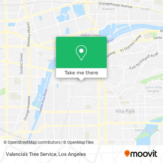 Mapa de Valencia's Tree Service