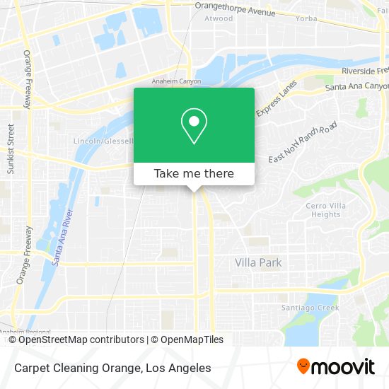 Mapa de Carpet Cleaning Orange